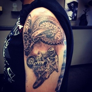 Motocross Tattoos Sleeve