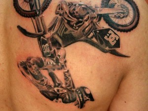 Motocross Tattoos for Men