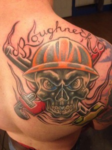 Oilfield Skull Tattoos