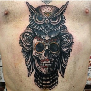 Owl Skull Tattoo