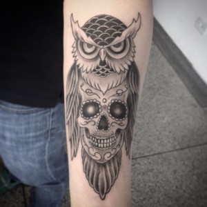 Owl Skull Tattoos