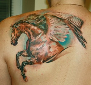 Pegasus Tattoo for Men