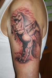 Pegasus Tattoo on Arm