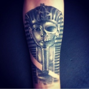 Pharaoh Tattoo Forearm