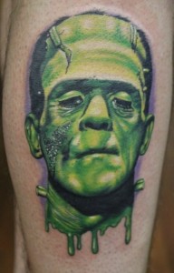 Pictures of Frankenstein Tattoo