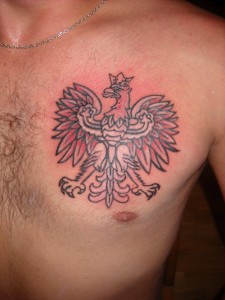 Polish Eagle Tattoo Chest