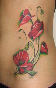 Poppy Flower Tattoo Designs