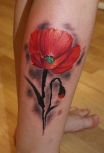  Poppy Flower Tattoo Images