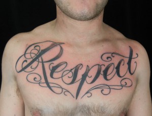 Respect Tattoo Design