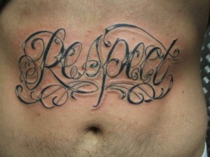 Respect Tattoo Designs