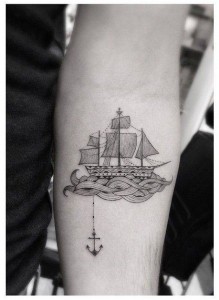 Sail Boat Tattoo