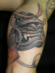 Samurai Mask Tattoo Images