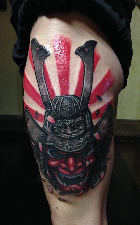 Samurai Mask Tattoos Designs, Ideas and Meaning | Tattoos For You