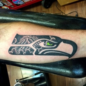 Seahawks Tattoo Sleeve