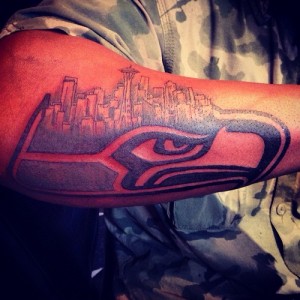 Seahawks Tribal Tattoo