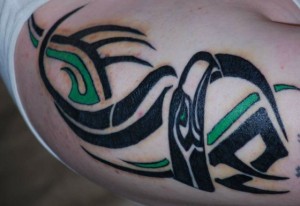 Seattle Seahawks Tattoo Designs