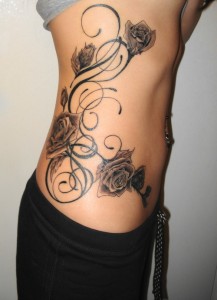 Side of Hip Tattoo