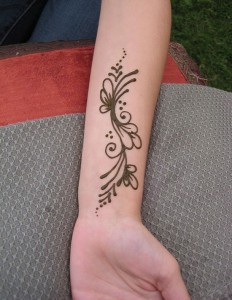 Simple Mehndi Tattoos