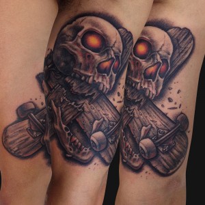 Skateboard Tattoo