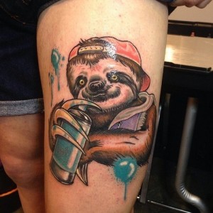 Sloth Tattoo Designs