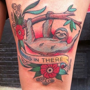 Sloth Tattoo Images