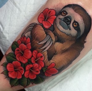 Sloth Tattoo Pictures