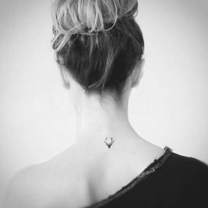 Small Back of the Neck Tattoos