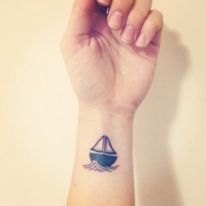 Small Boat Tattoo