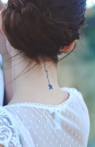 Small Neck Tattoos for Girls