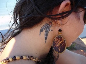 Small Neck Tattoos for Women