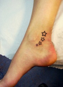 Small Tattoo on Ankle