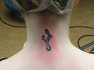 Small Tattoos on Neck