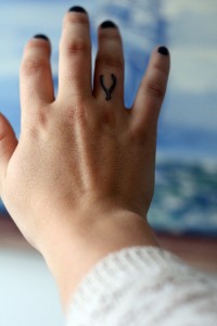 Small Wishbone Tattoo