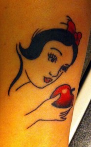 Snow White Apple Tattoo