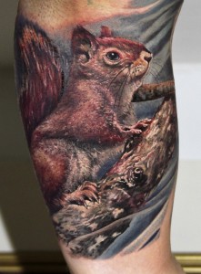 Squirrel Tattoo Ideas