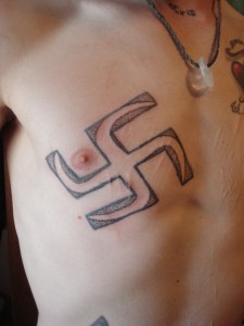Swastika Tattoo Chest