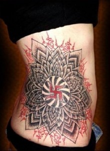 Swastika Tattoo for Girls