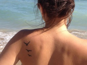 Tattoos of Birds Flying
