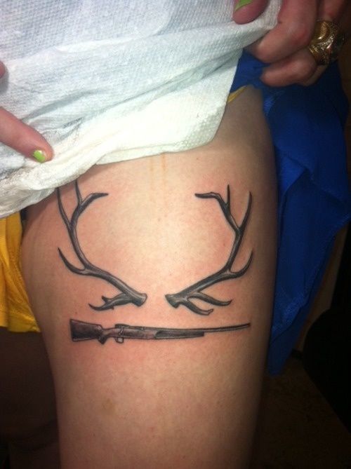 Antler Tattoos Designs, Ideas and Meaning - Tattoos For You