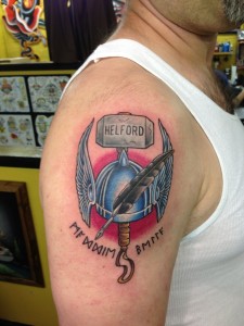 Thor Helmet Tattoo