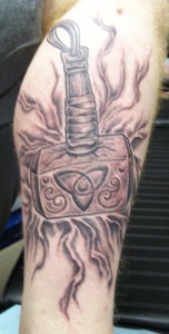 Thors Hammer Tattoo
