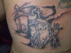 Tombstone Cemetery Tattoos