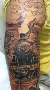 Train Sleeve Tattoos