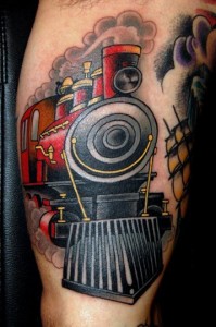 Train Tattoos Images