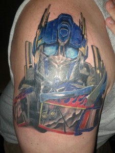 Transformers Tattoo Sleeve