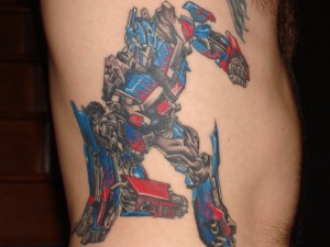 Transformers Tattoos Optimus Prime