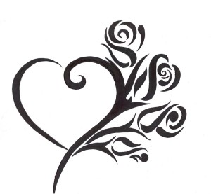 Tribal Heart Tattoo Designs