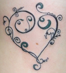 Tribal Heart Tattoos Pictures