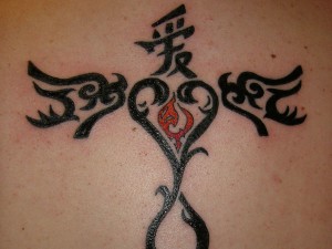 Tribal Heart Tattoos for Men