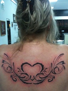 Tribal Heart Tattoos for Women